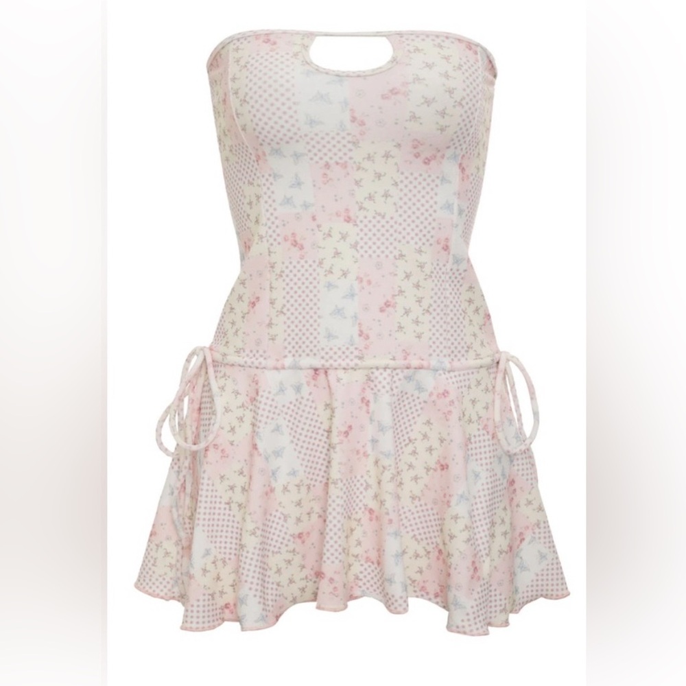 Frankie’s Bikinis x SYDNEY SWEENEY Monroe Terry Mini Dress - Verona